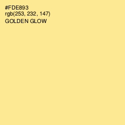 #FDE893 - Golden Glow Color Image
